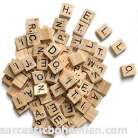 500 Wood Scrabble Tiles,Scrabble Letters for Crafts DIY Wood Gift Decoration Making Alphabet Coasters and Scrabble Crossword Game B07D52MP4N